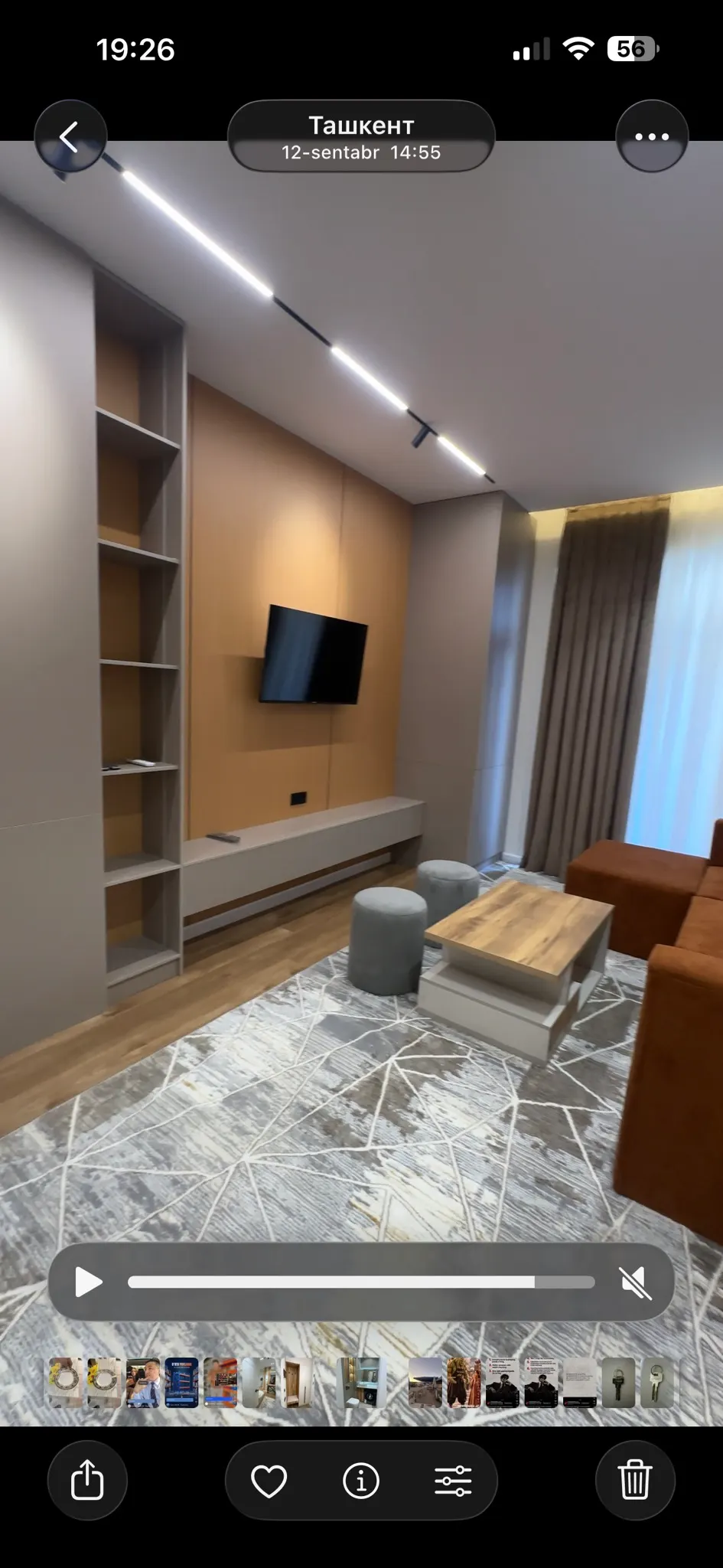Ijaraga beriladi 2 xonali kvartira, 53 m², 10/13 qavat — Yakkasaroy tumani