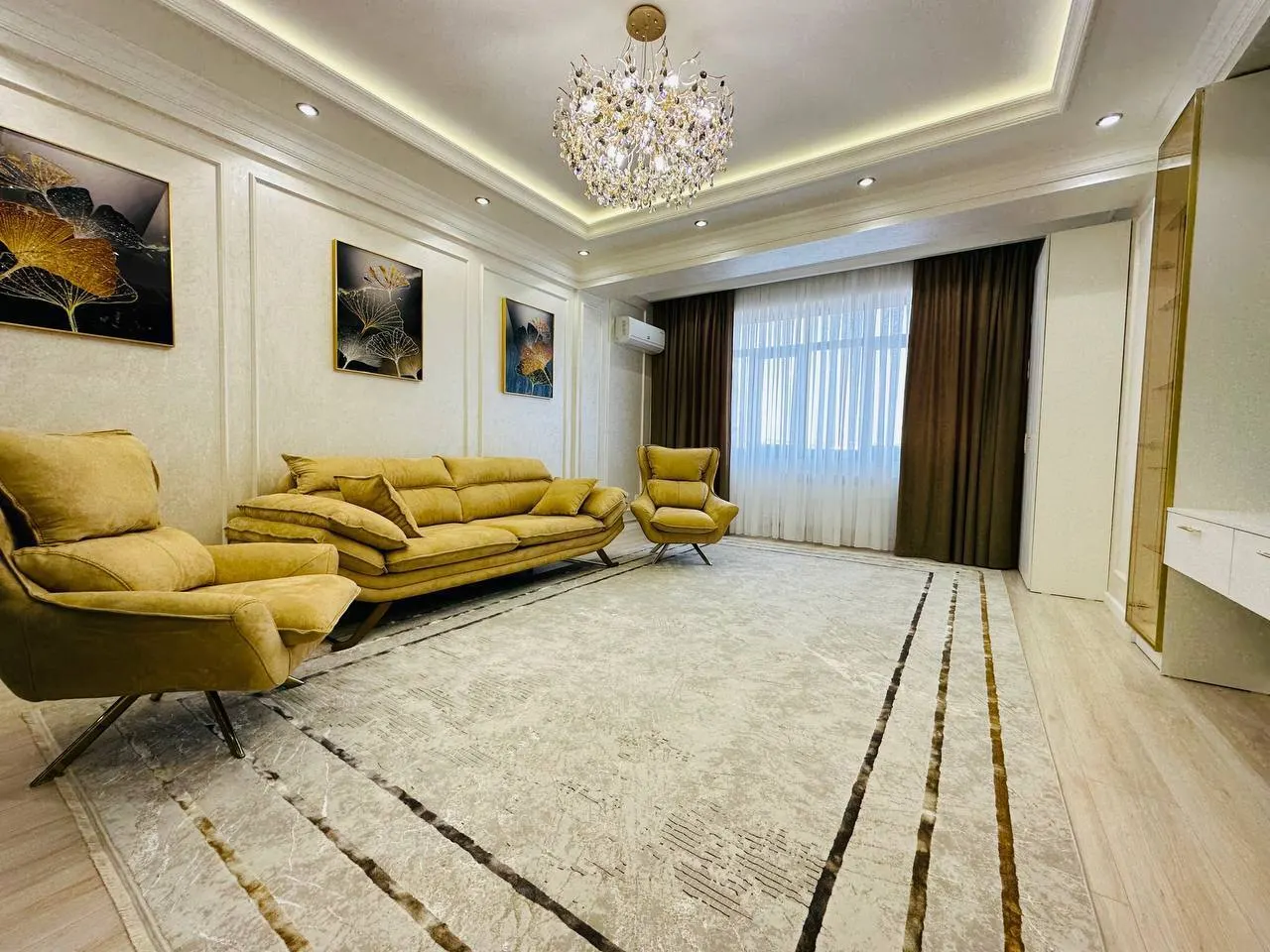 Ijaraga beriladi 3 xonali kvartira, 110 m², 5/8 qavat — Mirobod tumani