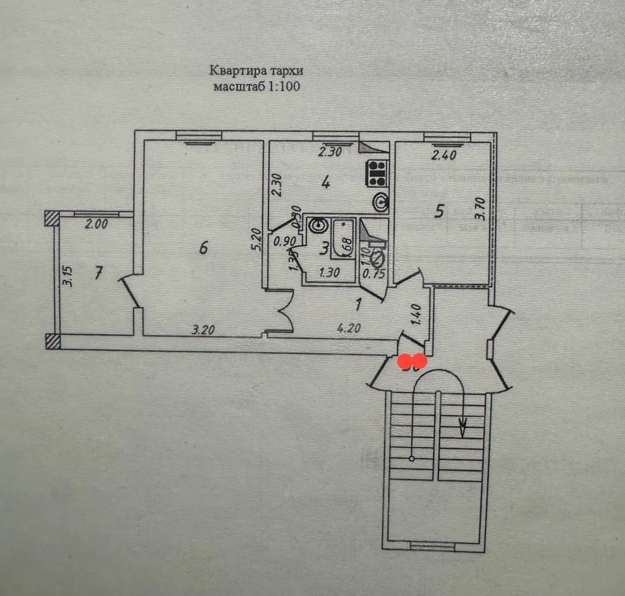 Сотилади 2 хонали квартира, 50 м², 3/5 қават — Яккасарой тумани