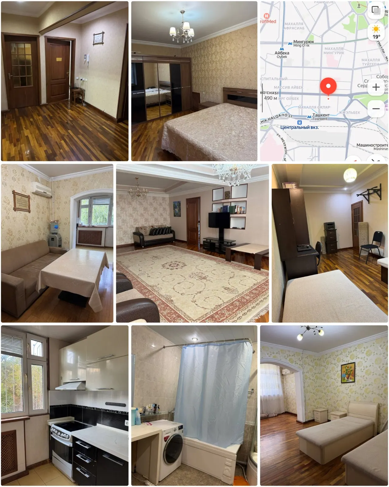 Sotiladi 5 xonali kvartira, 155,6 m², 2/12 qavat — Mirobod tumani