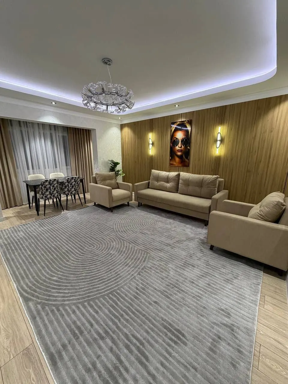 Ижарага берилади 2 хонали квартира, 65 м², 1/9 қават — Чилонзор тумани