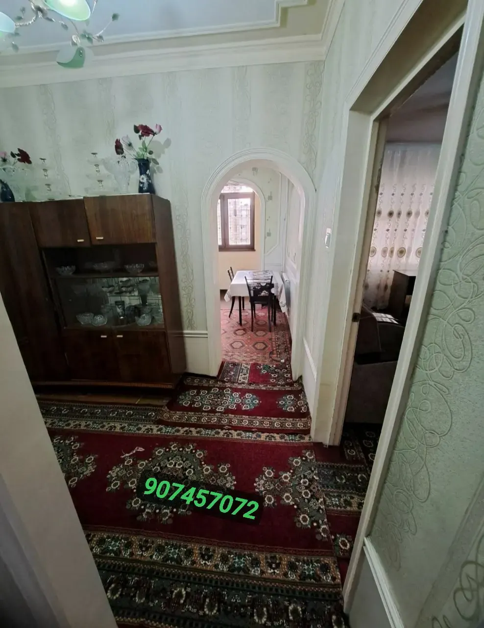 Сдаётся 2-комнатная квартира, 56 м², 6/9 этаж — Шайхантахурский район