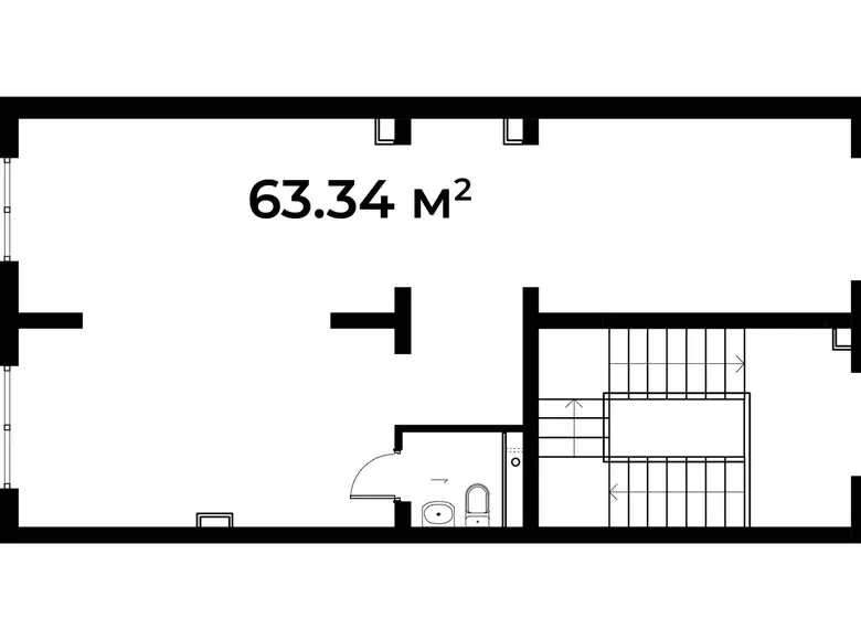 Sotiladi kvartira, 63 m², 1/15 qavat — Mirobod tumani