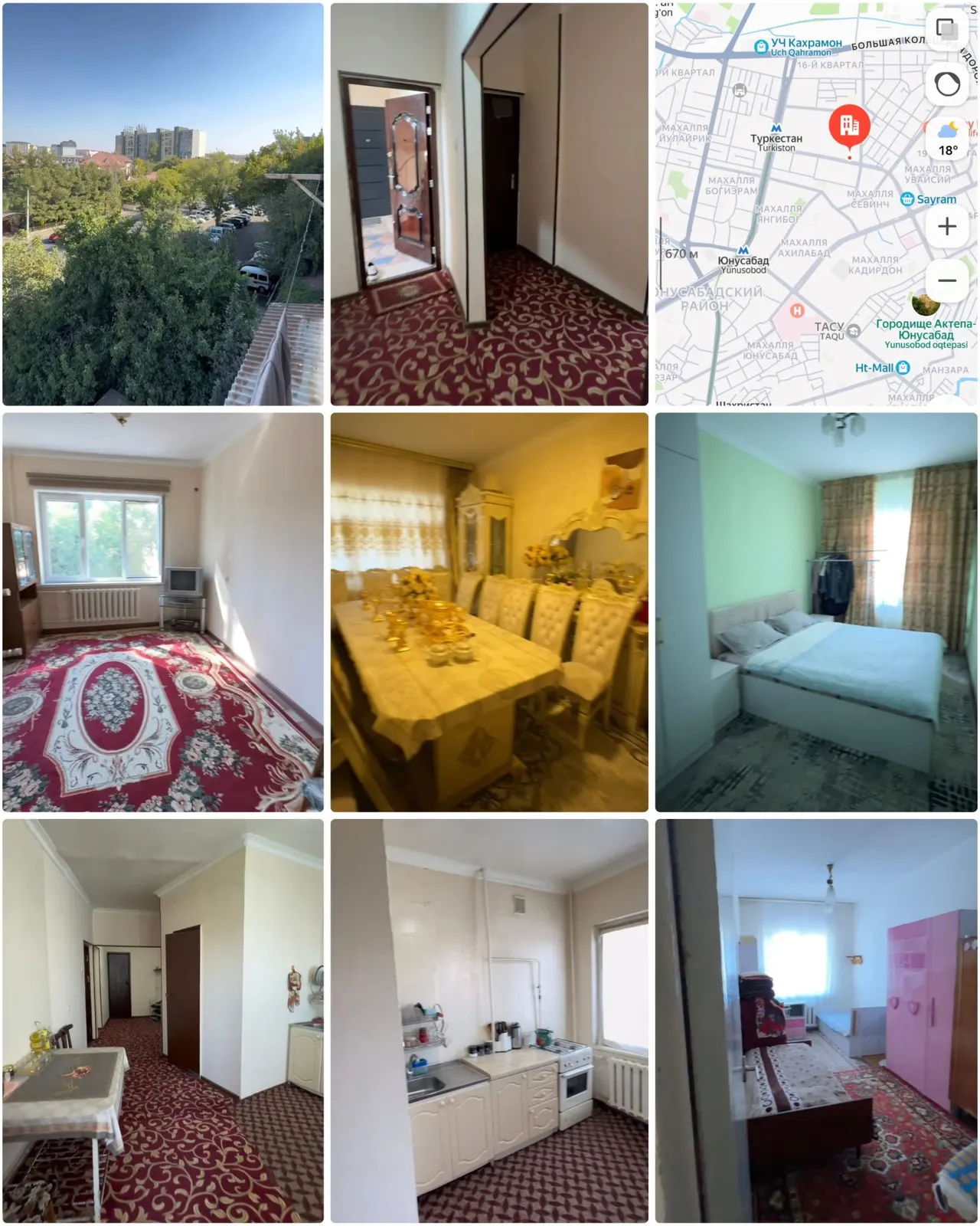 Sotiladi 5 xonali kvartira, 109 m², 4/5 qavat — Yunusobod tumani