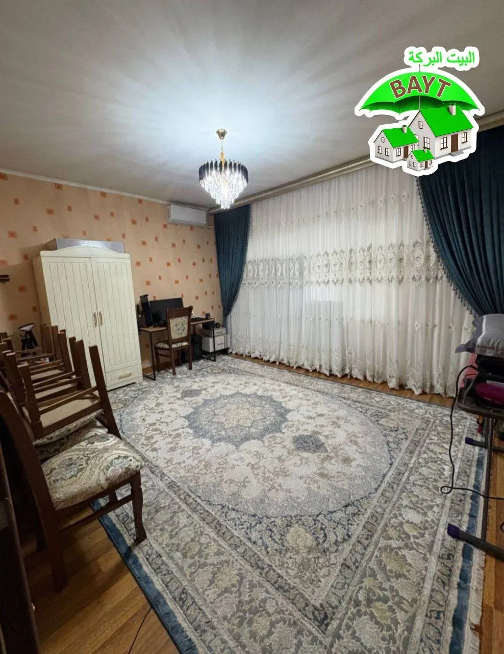 Продаётся 3-комнатная квартира, 70 м², 3/9 этаж — Сергелийский район