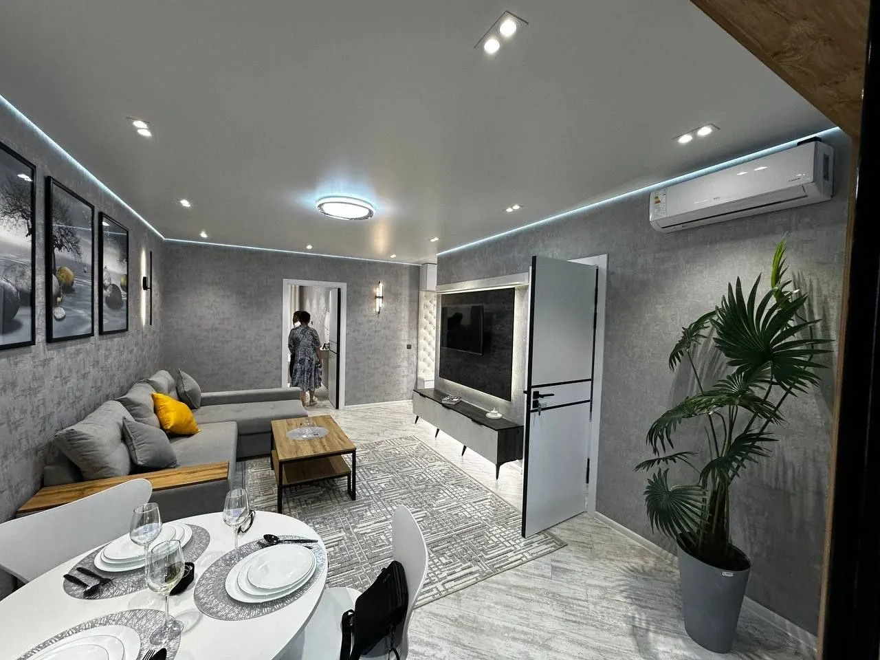 Ижарага берилади 2 хонали квартира, 52 м², 1/4 қават — Чилонзор тумани