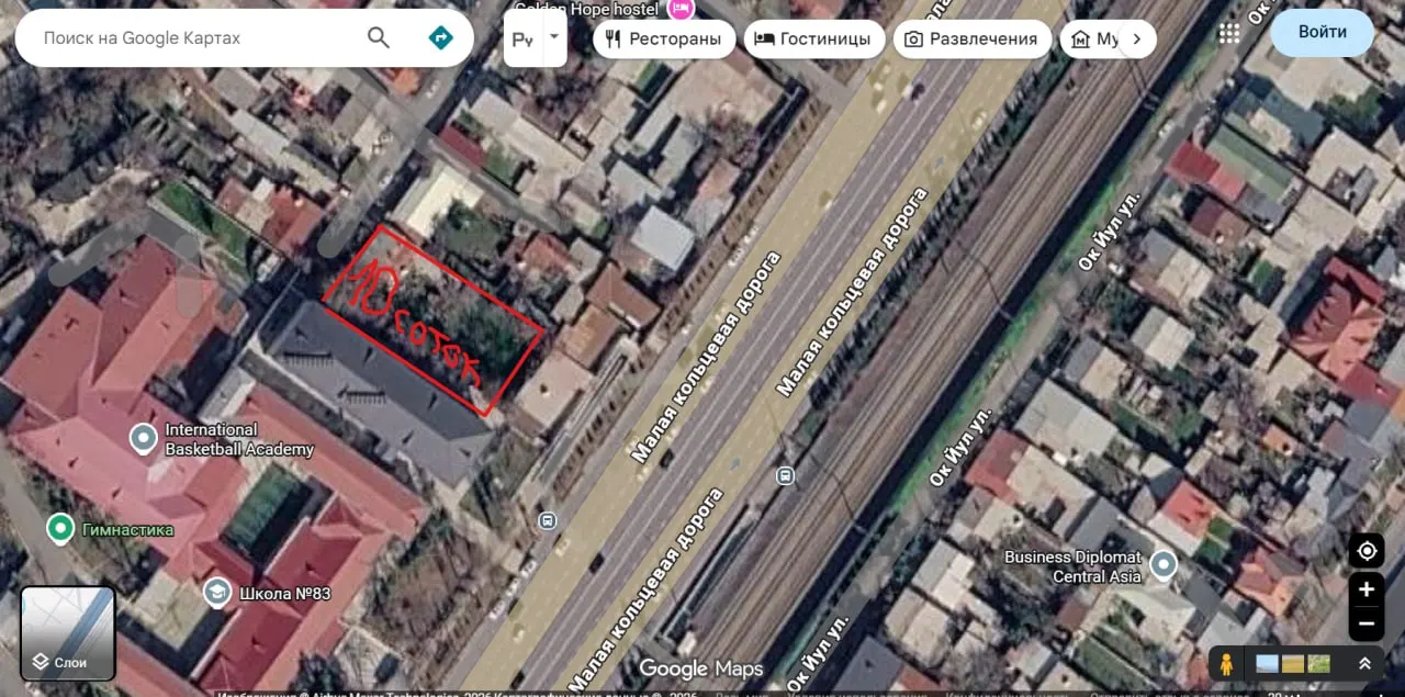 Sotiladi yer uchastkasi, 10 sotix — Mirobod tumani