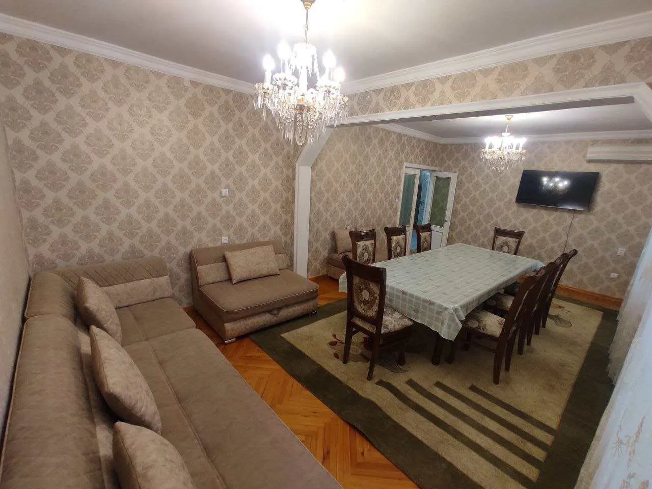 Ижарага берилади 6 хонали квартира, 200 м², 4/9 қават — Юнусобод тумани