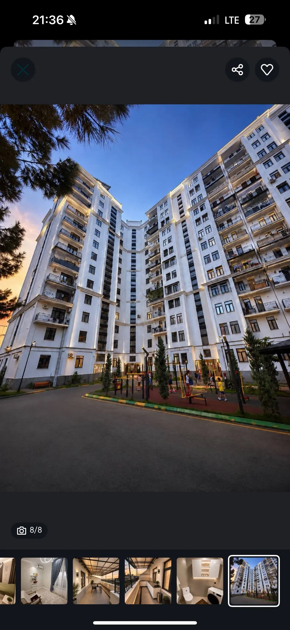 Продаётся 2-комнатная квартира, 107 м², 13/13 этаж — Яккасарайский район