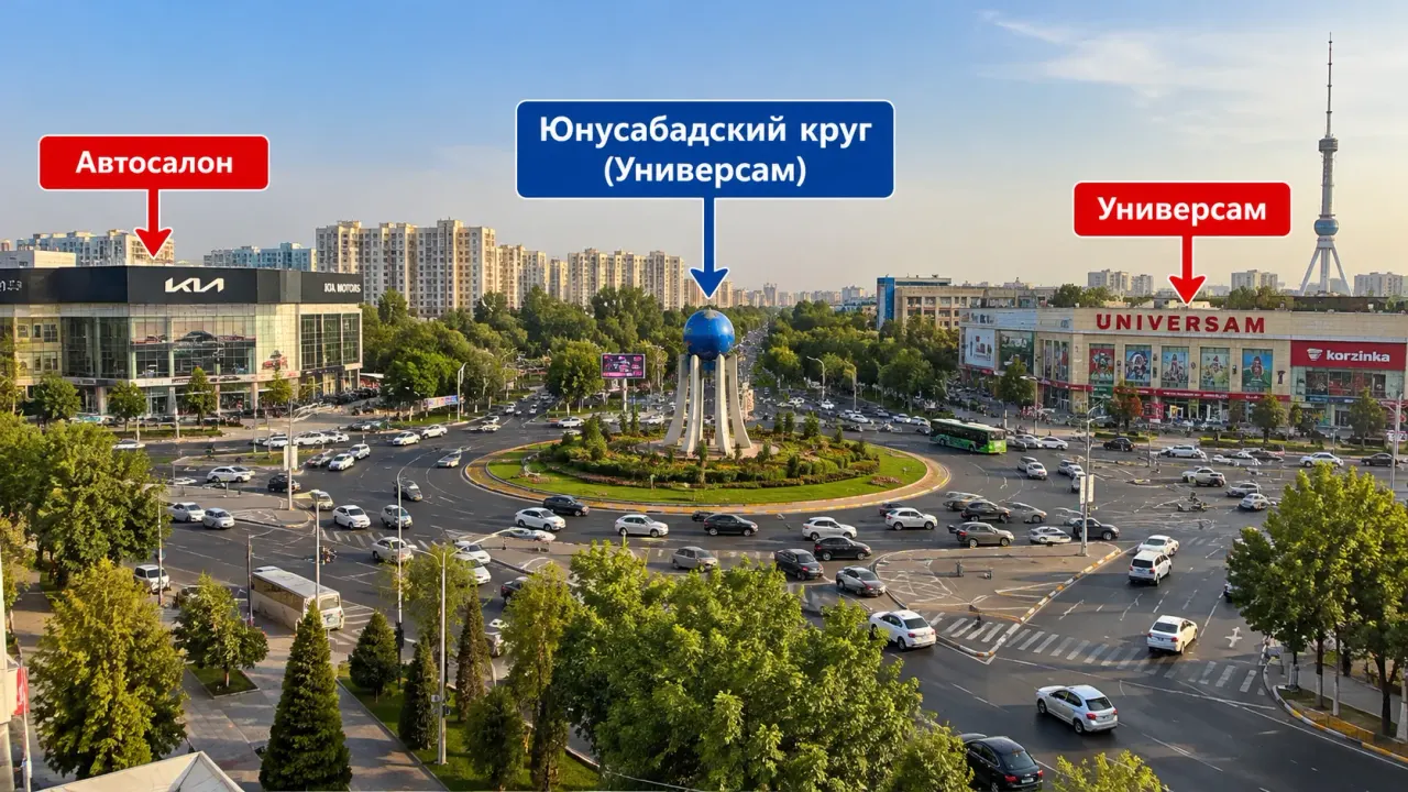 Продаётся 2-комнатная квартира, 60 м², 1/4 этаж — Юнусабадский район