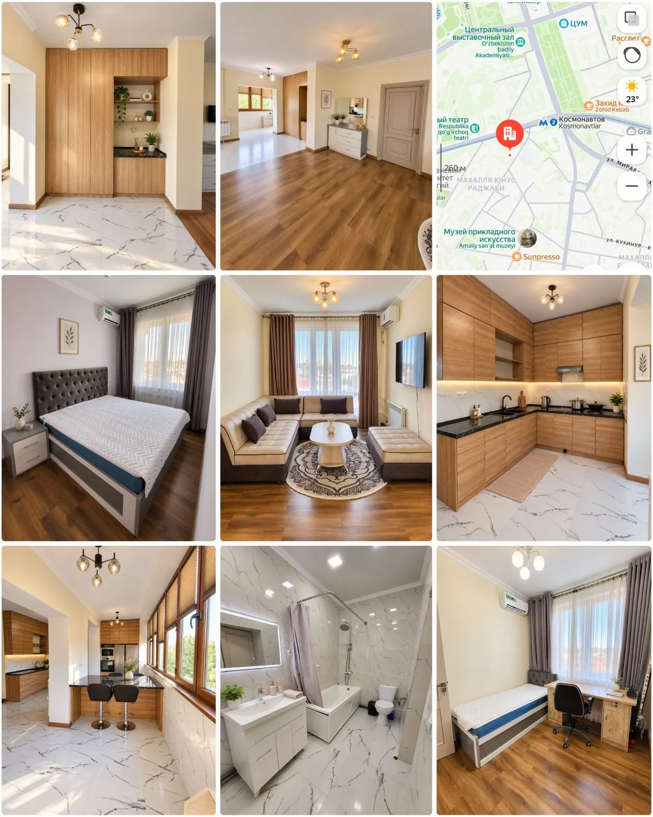 Продаётся 3-комнатная квартира, 84 м², 5/5 этаж — Яккасарайский район