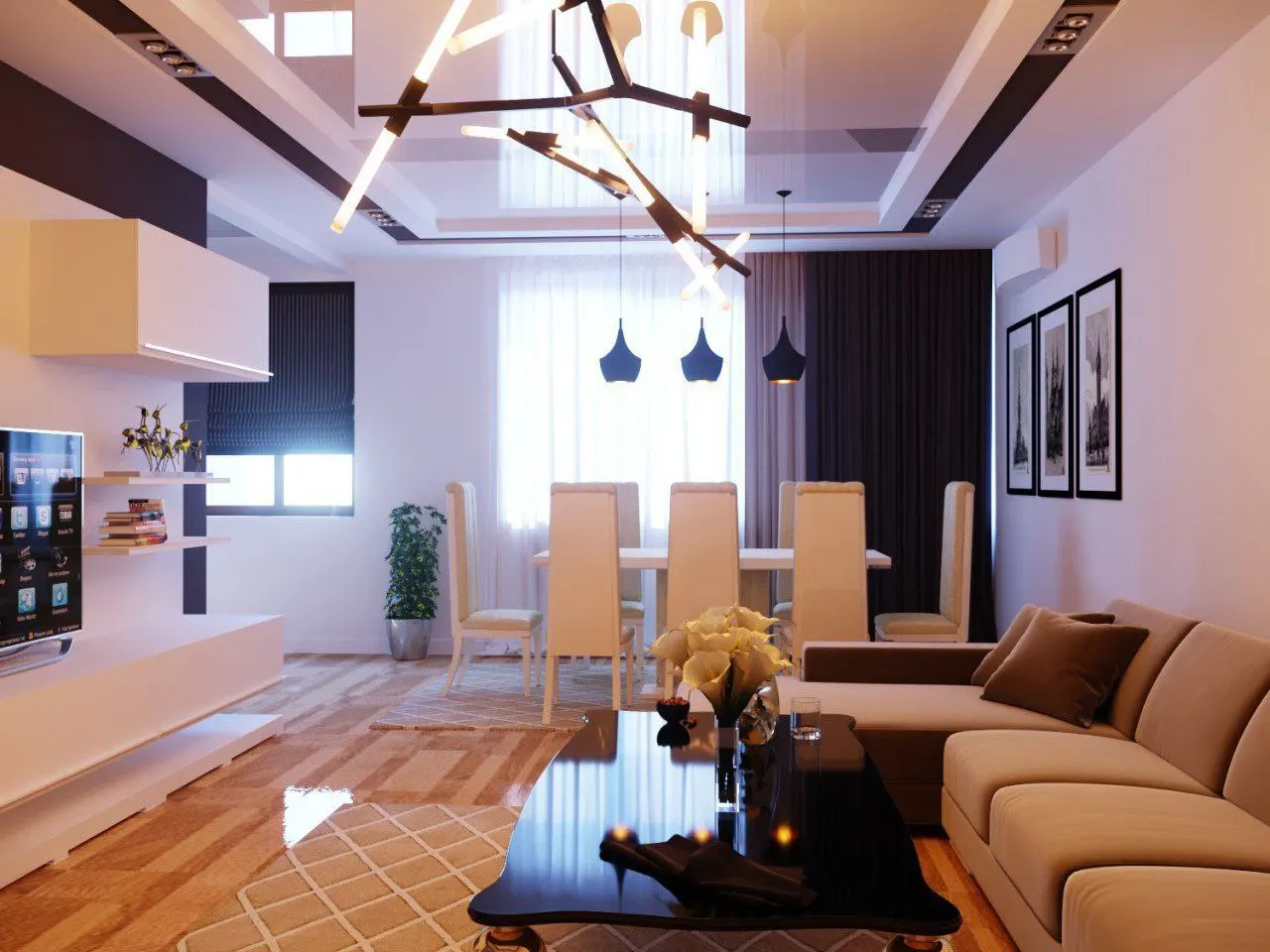 Ижарага берилади 3 хонали квартира, 95 м², 1/6 қават — Юнусобод тумани